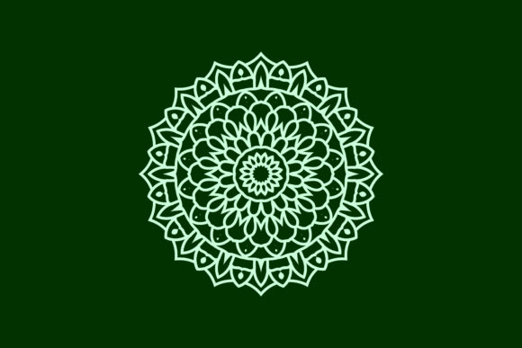 Beauty Mandala Yoga Graphic: A Versatile Freebie for Digital Creators