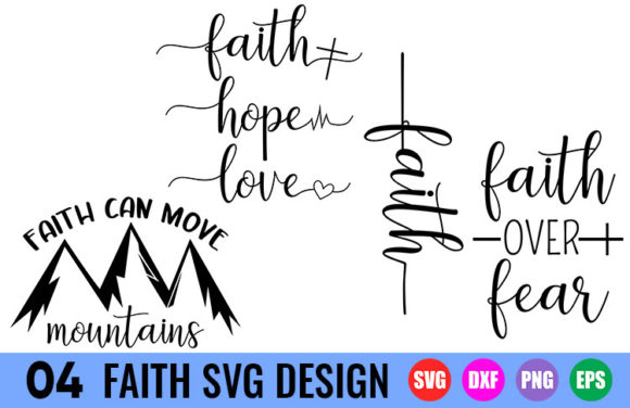 Christian Faith SVG Bundle: A Versatile Graphic Design Asset for Content Creators
