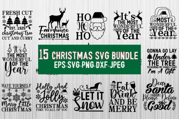 Christmas Bundle 15 Design: A Graphics & Crafts Powerhouse for Marketers