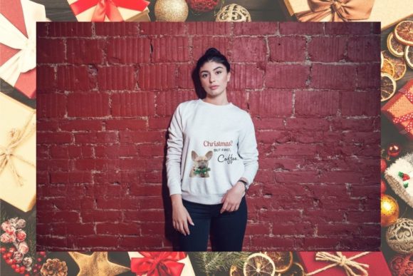 Christmas But First, Coffee: A Festive Graphic Freebie for Creative Projects