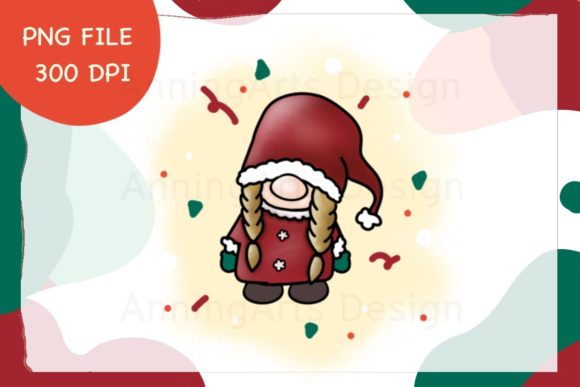 Christmas Gnome PNG Clipart Sublimation: A Versatile Graphic Design Asset for Branding