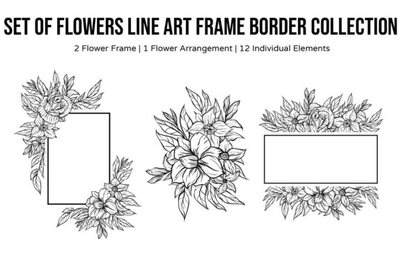 Hand-Drawn Flower Bouquet Decor: A Versatile Graphic Asset for Crafts and Local Branding