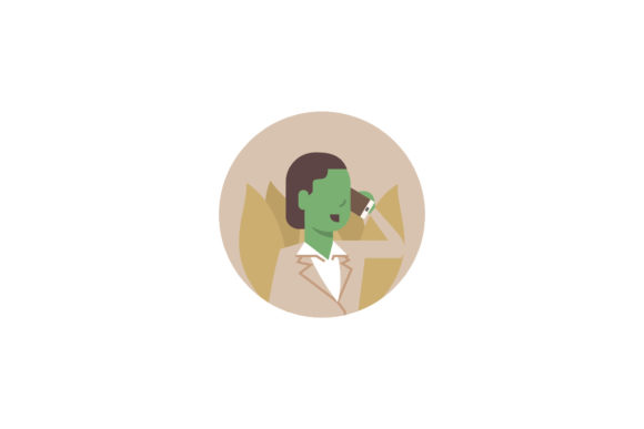 Icon Profile Picture Secretary Graphics for Freebies & Handmade Projects