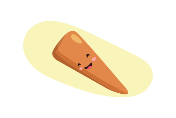 Kawaii Cute Carrot Vegetable: A Versatile Graphic Design Freebie for Crafters