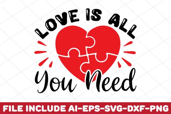 Love is All You Need Graphics for Crafts and Branding