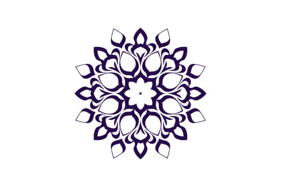 Mandala Art Navy Color Pattern – A Versatile Graphic Design Freebie