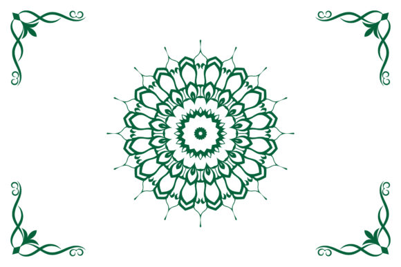 Mandala Premium Flower Design: A Versatile Graphic for Handmade Creations