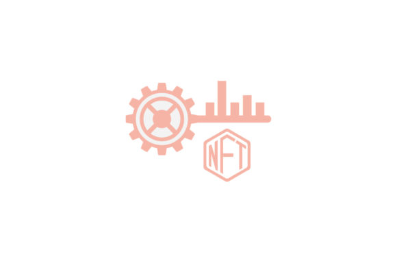 NFT Business Keyword Mechanism Icon: A Modern Design Asset for Content Creators