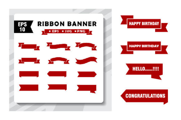 Set of Red Ribbon Banners Vector: A Freebie Worth Adding to Your Design Toolkit