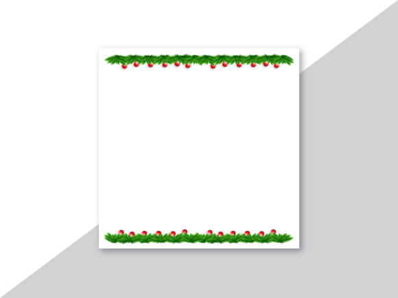 Vector Christmas Frame Design: A Versatile Graphic for Marketing and Branding
